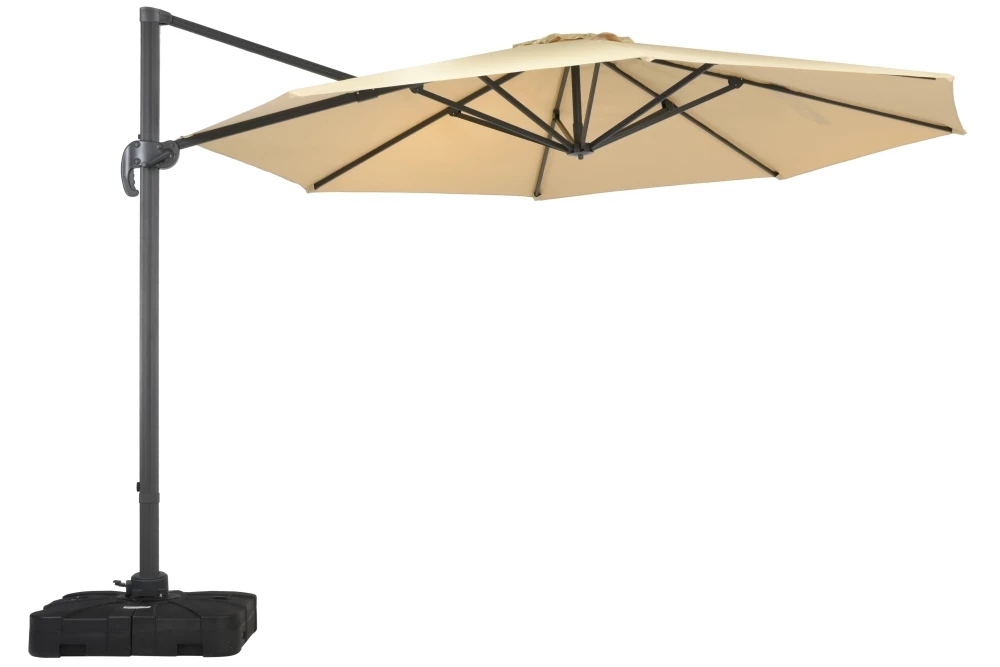 3,5 m Vesta beige tuinparaplu