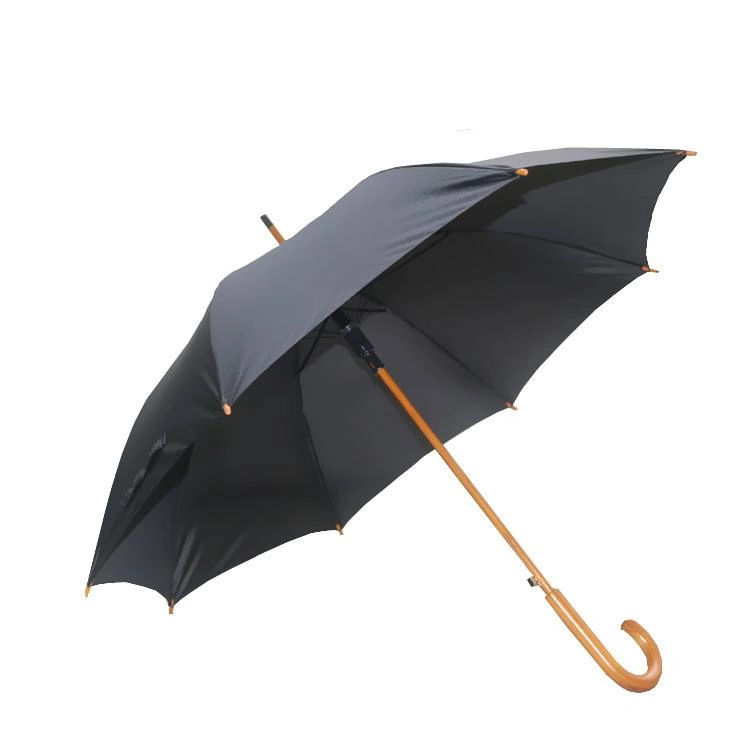 30 inch grote paraplu met houten handvat