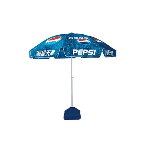 Reclame strandzonneparasol