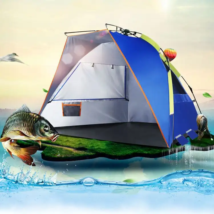 Campingzonnescherm met zandanker