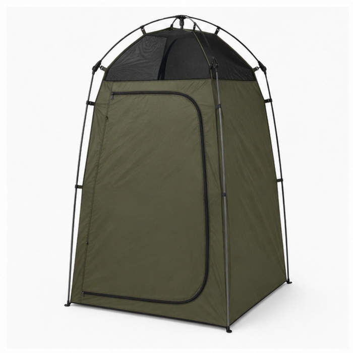 Op maat gemaakte pop-up privacy-omkleedtent met mesh-ventilatie