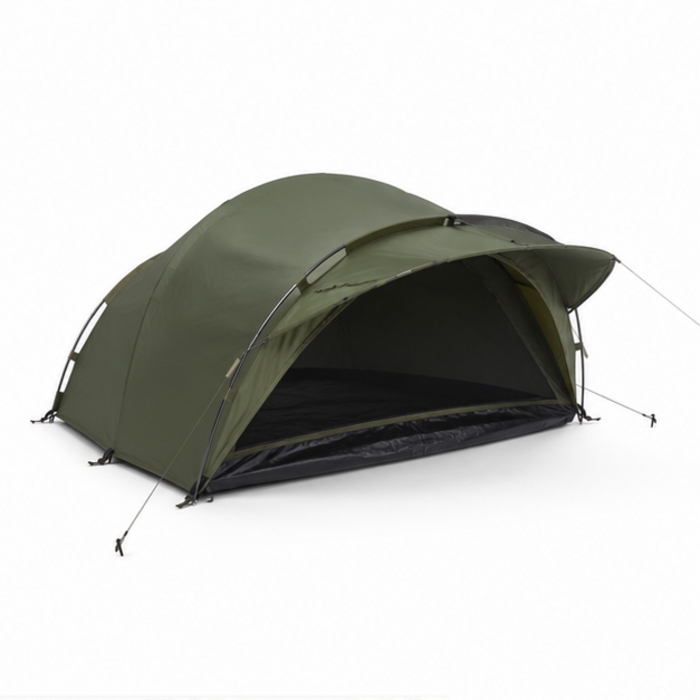Op maat gemaakte bivvy-tent voor twee personen met stormveranda Op maat gemaakte bivvy-tent voor twee personen met stormveranda