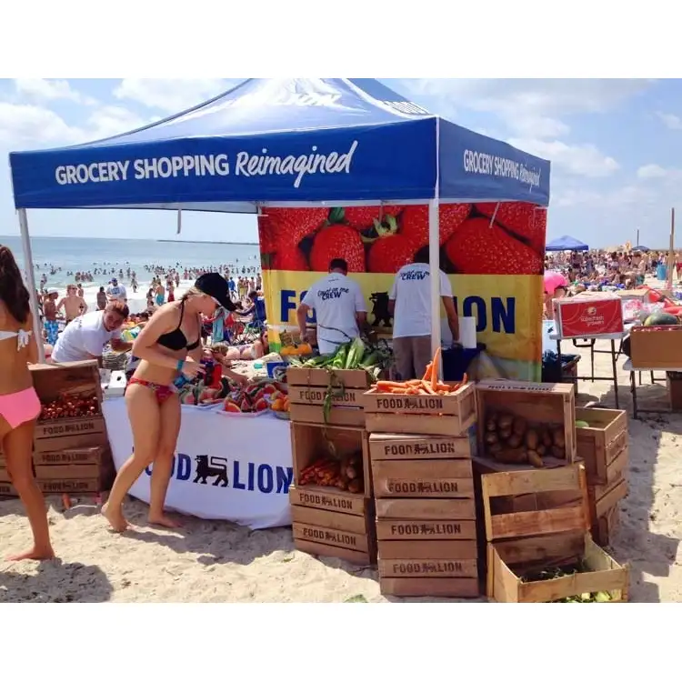 Opvouwbare UV-bestendige strandtent voor festivals