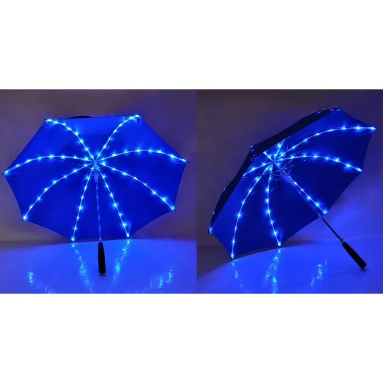 Kinderparaplu met LED-licht op ribben