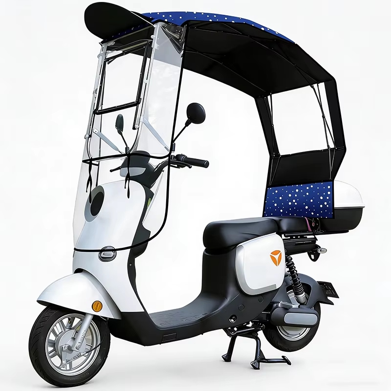 Paraguas/cubierta plegable en ondoordringbaar voor motocicleta