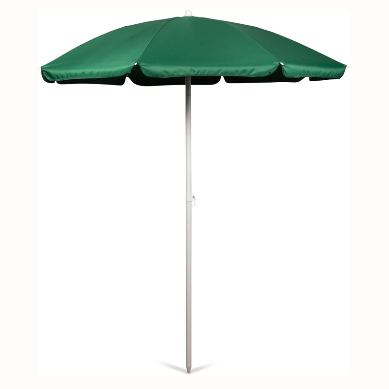 Draagbare groene strandparaplu