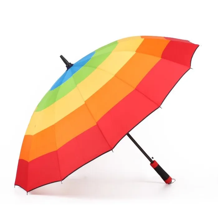 Regenboogreclameparaplu