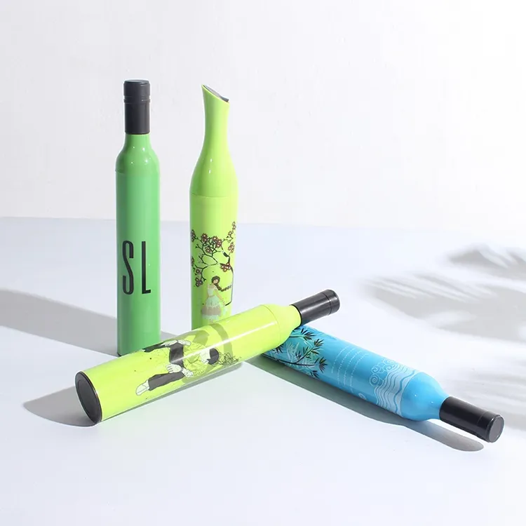 Reclame opvouwbare bierflesparaplu